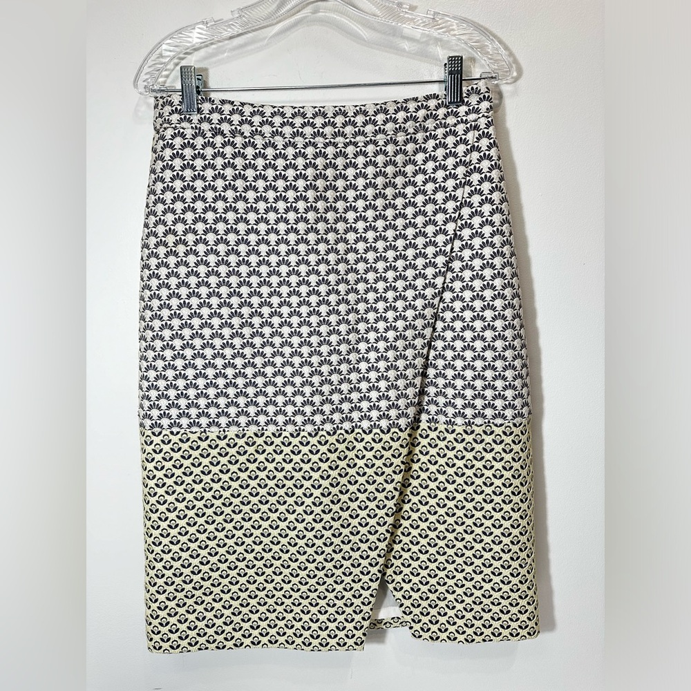 J crew Tapestry Midi skirt 8